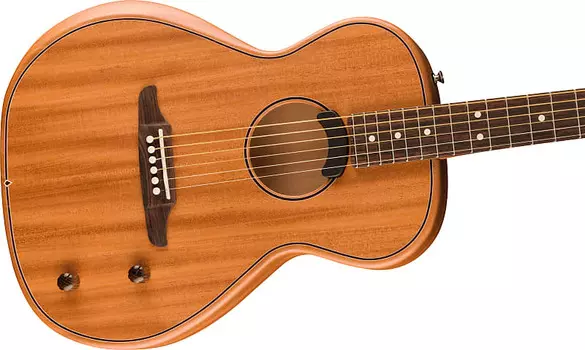Акустическая гитара Fender Highway Series Parlor Thinline Acoustic-Electric Guitar All Mahogany