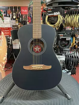 Акустическая гитара Fender Joe Strummer Campfire, Walnut Fingerboard, Matte Black