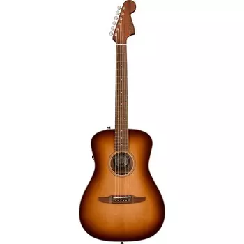 Акустическая гитара Fender Malibu Classic Acoustic Electric Guitar, Pau Ferro Fingerboard, Aged Cherry Burst