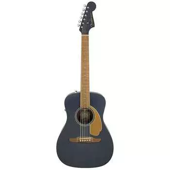 Акустическая гитара Fender Malibu Player Acoustic Electric Guitar Walnut Fingerboard in Midnight Satin