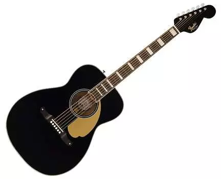 Акустическая гитара Fender Malibu Vintage A/E Guitar - Black w/ Ovangkol FB