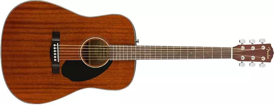 Акустическая гитара Fender Model CD-60S MAH Solid Top Mahogany Dreadnought Acoustic Guitar