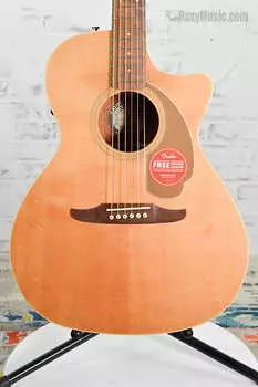 Акустическая гитара Fender Newporter Player Walnut Fingerboard Acoustic Electric Guitar Natural
