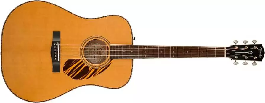 Акустическая гитара Fender Paramount PD-220E Acoustic Electric All Solid Wood Guitar with Case