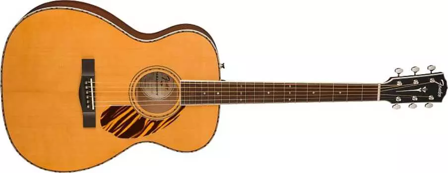 Акустическая гитара Fender Paramount PO-220E all solid Orchestra size guitar, Natural with case