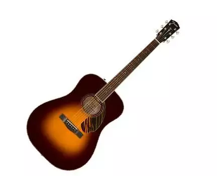 Акустическая гитара Fender PD-220E Dreadnought w/ Case - 3-Tone Vintage Sunburst