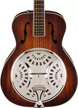 Акустическая гитара Fender PR-180E Resonator - Aged Cognac Burst