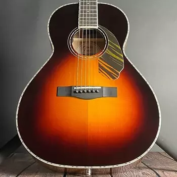 Акустическая гитара Fender PS-220E Parlor w/OHSC, Ovangkol- 3-Color Vintage Sunburst