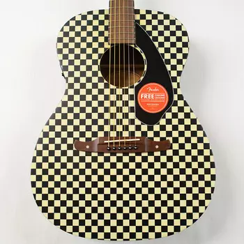 Акустическая гитара Fender Tim Armstrong Hellcat Acoustic-electric Guitar - Checkerboard