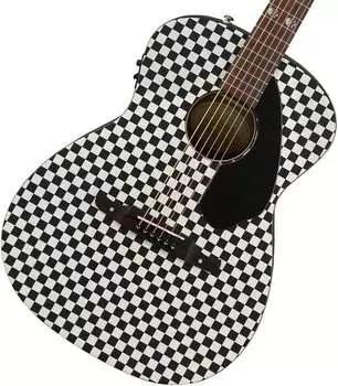 Акустическая гитара Fender Tim Armstrong Hellcat Concert Acoustic Guitar, Checkerboard, Walnut Fingerboard