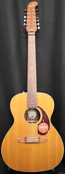 Акустическая гитара Fender Villager 12 String Concert Acoustic Electric Guitar Natural w/Gigbag