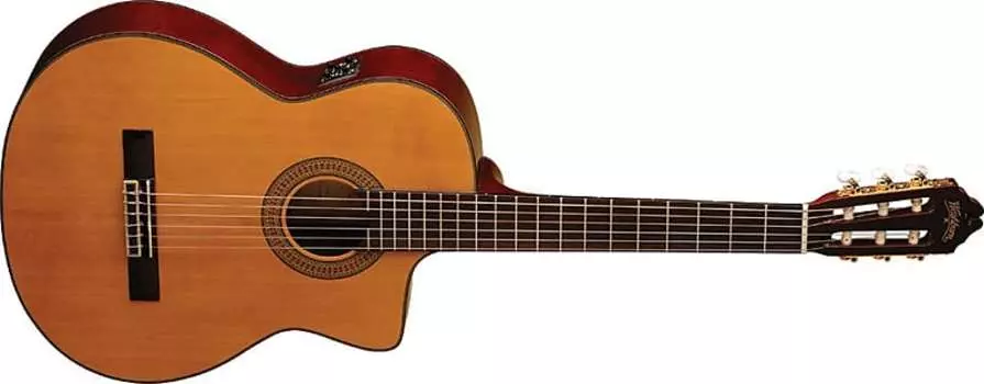 Акустическая гитара *FREE GIG BAG* Washburn C64SCE Classical Cutaway Acoustic Guitar. Natural