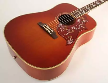 Акустическая гитара Gibson Custom Shop 1960 Hummingbird Fixed Bridge Heritage Cherry Sunburst 23353046