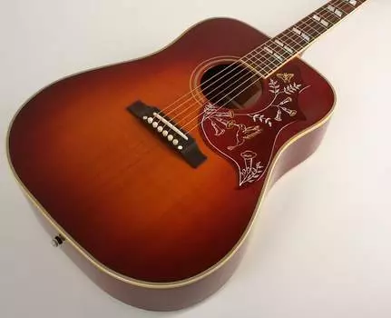 Акустическая гитара Gibson Custom Shop 1960 Hummingbird Fixed Bridge Heritage Cherry Sunburst 21033056