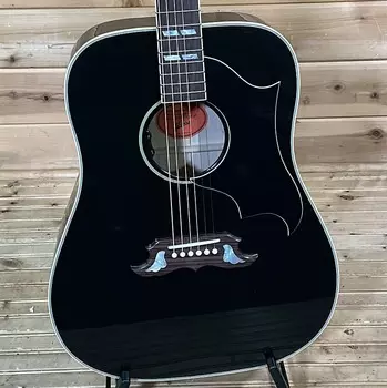 Акустическая гитара Gibson Custom Shop Elvis Dove - черное дерево Custom Shop Elvis Dove Acoustic Guitar - Ebony