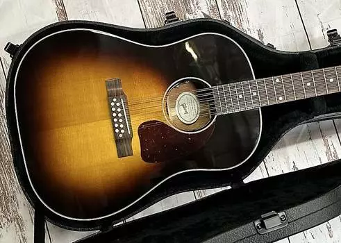 Акустическая гитара Gibson J-45 Standard 12-String 2023 Vintage Sunburst New Unplayed Auth Dlr #039