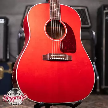 Акустическая гитара Gibson J-45 Standard Dreadnought Acoustic/Electric - Cherry w/Hardshell Case
