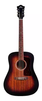 Акустическая гитара Guild D-20 VSB - Made in the USA - All Solid Mahogany - Vintage Sunbusrt