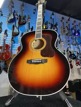 Акустическая гитара Guild F-55E Maple, Jumbo Acoustic-Electric Guitar - Antique Sunburst Authorized Dealer Free Shipping! 791 GET PLEK’D!