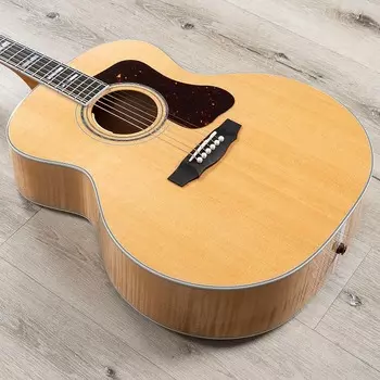 Акустическая гитара Guild Guitars F-55E Acoustic Electric Guitar, Maple Back & Sides, Natural