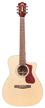 Акустическая гитара Guild OM-150CE Natural, All Solid Wood, Sitka Spruce Top, Indian Rosewood B/S, Acoustic Electric