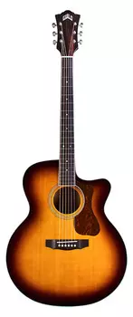 Акустическая гитара Guild Westerly F-250CE Deluxe Acoustic Electric Jumbo Guitar in Antique Burst