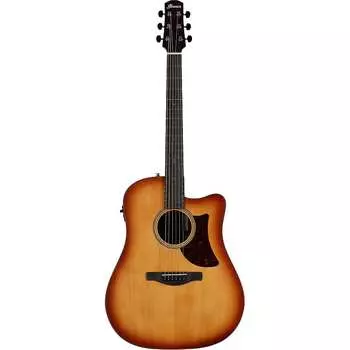 Акустическая гитара Ibanez AAD50CE Artwood Advanced Acoustic-Electric Guitar, Light Brown Sunburst