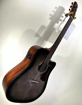 Акустическая гитара Ibanez AAD50CETCB A/E Guitar Transparent Charcoal - Pro Setup