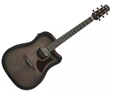Акустическая гитара Ibanez AAD50CETCB Advanced Acoustic A/E Guitar - Transparent Charcoal Burst