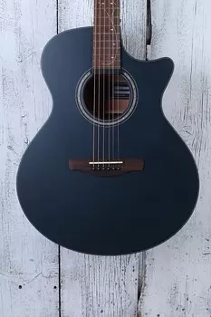 Акустическая гитара Ibanez AE275 Acoustic Electric Guitar Solid Spruce Top Dark Tide Blue Flat