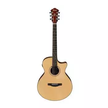 Акустическая гитара Ibanez AE275BT Acoustic Electric Guitar, Katalox Fretboard, 27 Neck Scale, Natural Low Gloss
