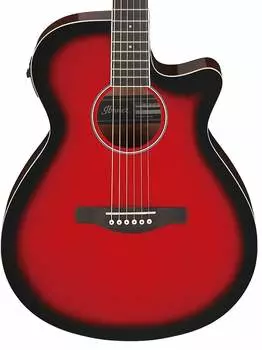 Акустическая гитара Ibanez AEG7 Acoustic Electric Guitar Right Handed 6 String-TRH : Transparent Red Sunburst High Gloss