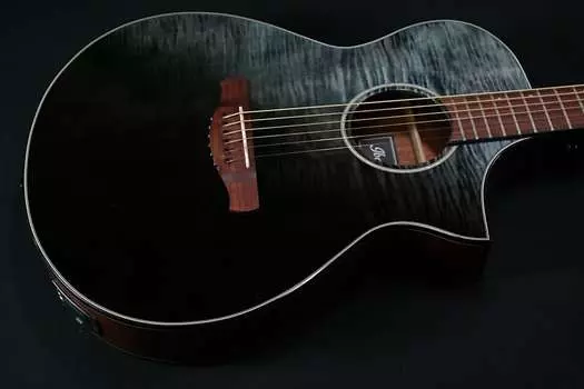 Акустическая гитара Ibanez AEWC32FMBFD Black Sunset Fade High Gloss 772