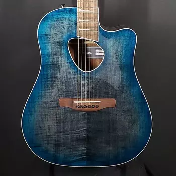 Акустическая гитара Ibanez Altstar Series ALT30FM-BDB Blue Doom Burst Acoustic Electric Guitar #257