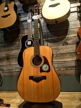 Акустическая гитара Ibanez AVD9NT Artwood Series Dreadnought с верхней декой из массива ситхинской ели, состаренной термально, натуральный AVD9NT Artwood Series Dreadnought Acoustic Guitar with Thermal Aged Solid Sitka Spruce Top