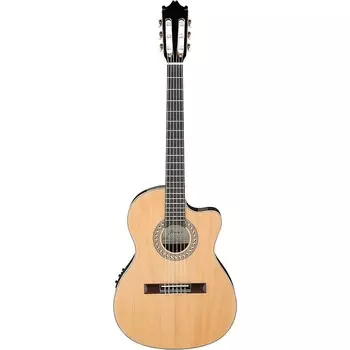 Акустическая гитара Ibanez GA34STCE Acoustic-Electric Nylon Classical Guitar - Natural High Gloss