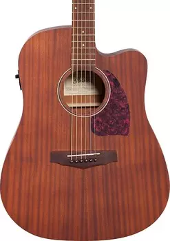 Акустическая гитара Ibanez PF12MHCE Dreadnought Acoustic-Electric Guitar, Open Pore Natural Bundle