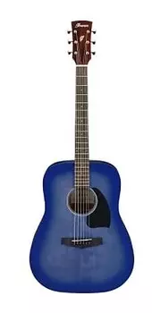 Акустическая гитара Ibanez PF18 Performance Series - Burst из потертой джинсовой ткани PF18 Performance Series Acoustic Guitar