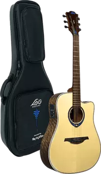 Акустическая гитара Lag THV20DCE | HyVibe Tramontane Smart Guitar with Solid Sitka Spruce Top. New with Full Warranty!