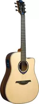 Акустическая гитара LG Tramontane THV30DCE Dreadnought Cutaway Acoustic Guitar with Hyvibe