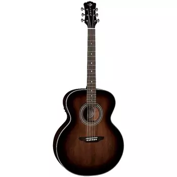 Акустическая гитара Luna ART V JE Art Vintage Jumbo Solid Top Distressed Acoustic-Electric, New, Free Shipping