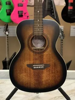 Акустическая гитара Luna ART VINTAGE FOLK - SOLID TOP Distressed Vintage Brownburst