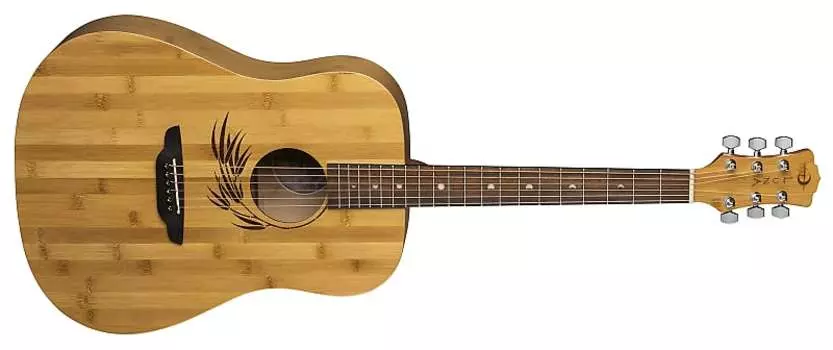 Акустическая гитара Luna Bamboo Dreadnought 2020 Natural Satin