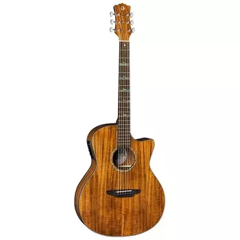 Акустическая гитара Luna High Tide Koa Grand Concert Acoustic Electric Guitar, Pau Ferro Fretboard, Satin Natural