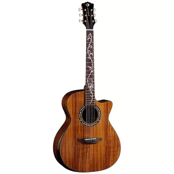 Акустическая гитара Luna Vineyard Koa Bevel Grand Auditorium A/E Acoustic Electric Guitar Spruce Top