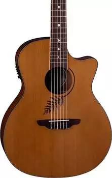 Акустическая гитара Luna Woodland Cedar Nylon Acoustic-Electric Classical Guitar