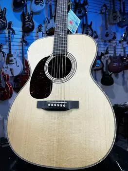 Акустическая гитара Martin 000-28 Modern Deluxe Left-Handed Acoustic Guitar - Natural, Auth Dealer