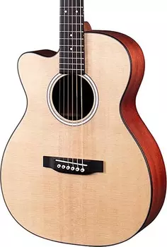 Акустическая гитара Martin 000CJr-10EL Left-Handed Acoustic-Electric Guitar, Natural w/ Gig Bag