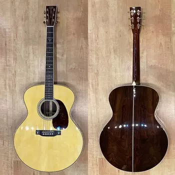 Акустическая гитара Martin Custom Shop Grand Jumbo Style с набором из дикорастущего восточно-индийского палисандра #46 2022 Custom Shop Grand Jumbo Style Acoustic Guitar with Wild-Grain East Indian Rosewood Set #46