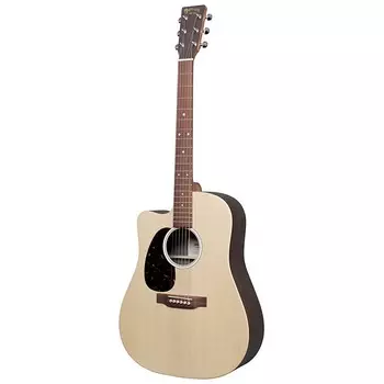 Акустическая гитара Martin DCX2E Lefty Acoustic Electric Guitar w/Bag - Sitka/Rosewood HPL